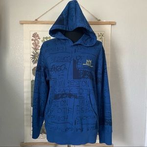 SPRZNY & Jean Michel Basquait Overprint Hoodie